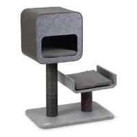 Beeztees tinka - krabpaal - vilt - grijs - 60x40x82 cm - thumbnail