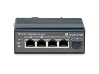 LevelOne IGP-0501 Gigabit Ethernet netwerkschakelaar (10/100/1000) Ethernet-verbinding, ondersteunt stroomvoorziening via deze poort (PoE) zwart - thumbnail