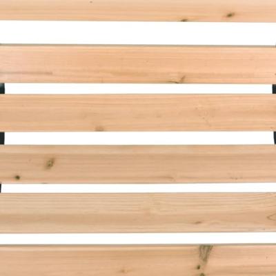 Tuinbank met rozenmotief hout