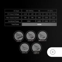 Mars Gaming MPB650SI power supply unit 650 W 24-pin ATX ATX Zwart - thumbnail