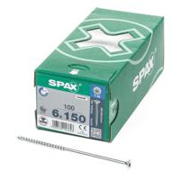 SPAX 880910190060150 R 88091 Senkkopf/T-STAR TG Verzonken houtschroef 6 mm 150 mm Torx, Binnen-T Staal Galvanisch verzinkt 100 stuk(s) - thumbnail