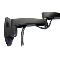 Ergotron Combo Arm Serie 200 Monitor-wandbeugel Aantal monteerbare displays: 1 Display(s) 25,4 cm (10) - 61 cm (24) Zwart Toetsenbordhouder, Kantelbaar, - thumbnail