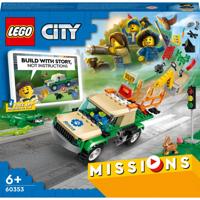 LEGO city - wilde dieren reddingsmissies constructiespeelgoed (60353) - thumbnail
