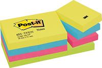 Post-It Notes Vitality, 100 vel, ft 38 x 51 mm, pak van 12 blokken - thumbnail