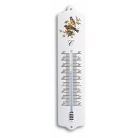 Buitenthermometer metaal vogelmotief 32.6 cm - thumbnail