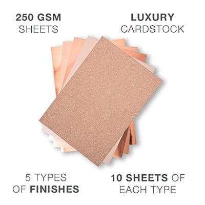 Sizzix • karton pak 20x29cm rose gold 50pcs