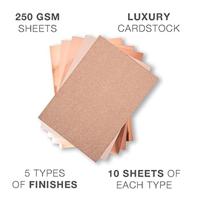 Sizzix • karton pak 20x29cm rose gold 50pcs - thumbnail