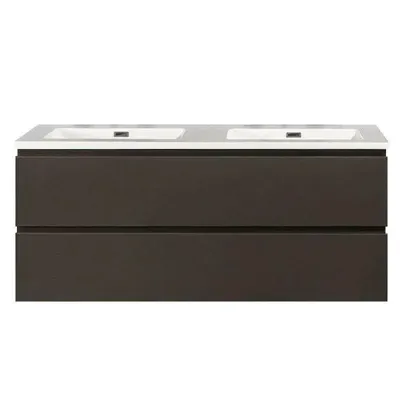 Onderkast badkamermeubel Tieme mat grijs 120x50x48cm