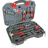Perel gereedschapskoffer, set van 78 stuks, grijs - thumbnail