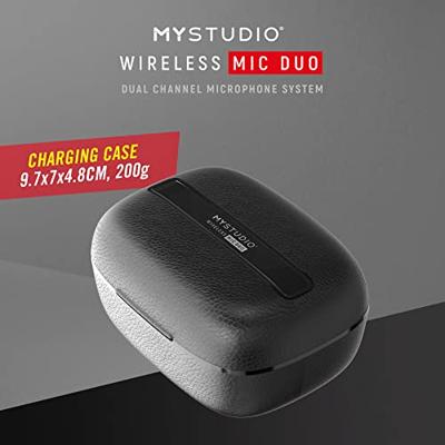 Easypix MyStudio® Wireless Mic Duo Studiomicrofoon Dasspeld Zendmethode:Kabelgebonden, Radiografisch Incl. windkap, Incl. microfoonstatief USB-C Kabelgebonden, Easypix MyStudio® Wireless Mic Duo Studiomicrofoon Dasspeld Zendmethode:Kabelgebonden, Radiografisch Incl. windkap, Incl. microfoonstatief USB-C Kabelgebonden,