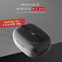 Easypix MyStudio® Wireless Mic Duo Studiomicrofoon Dasspeld Zendmethode:Kabelgebonden, Radiografisch Incl. windkap, Incl. microfoonstatief USB-C Kabelgebonden, - thumbnail