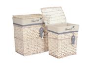 Mandenset DKD Home Decor 47 x 35 x 56 cm Polyester Spiralen (5 Stuks) - thumbnail