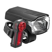 Trelock led verlichtingsset "lighthammer ls 480 / ls 740 signal" bat.led light set ls 480/ls740 w.stop light - thumbnail
