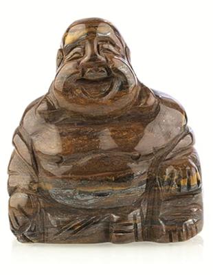 Boeddha van Edelsteen - Tijgeroog (55 mm)