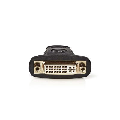 Nedis CVGP34910BK Hdmi- Dvi-adapter Hdmi-connector - Dvi-d 24+1-pins Female Zwart