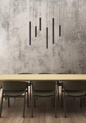 Lucide LORENZ - Hanglamp - Ø 120 cm - LED Dimb. - 6x4W 3000K - Zwart Lucide LORENZ - Hanglamp - Ø 120 cm - LED Dimb. - 6x4W 3000K - Zwart