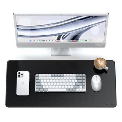 Satechi Vegan-lederen premium desk mat - Black