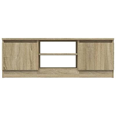 Tv-meubel met deur 102x30x36 cm sonoma eikenkleurig Tv-meubel met deur 102x30x36 cm sonoma eikenkleurig