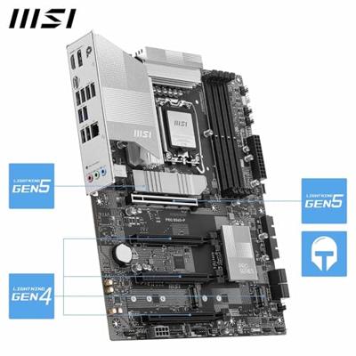 MSI B860-P Moederbord Socket Intel FC LGA 1851 Vormfactor ATX Moederbord chipset Intel® B860