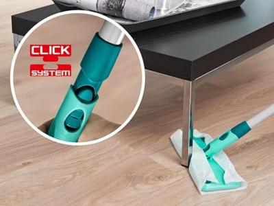 Leifheit clean & away vloerwisser s 26 cm click systeem