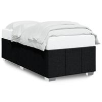 Bedframe zonder matras 90x190 cm stof zwart - thumbnail