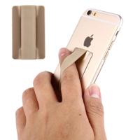 Universal Ultrathin Finger Grip Strap Size: 53 x 33 x 1.8 mm For iPhone Galaxy Huawei Xiaomi LG HTC and Tablets(Gold) - thumbnail