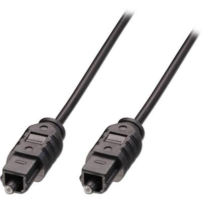 LINDY 35212 Toslink Audio Aansluitkabel [1x Toslink-stekker (ODT) - 1x Toslink-stekker (ODT)] 2.00 m Zwart
