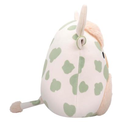 Jazwares Squishmallows knuffel pluche - celestino the sage green spotted highland cow - 19cm