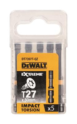 DeWALT DT7397T Extreme Impact Torsion Schroefbits T27 50mm VE=5