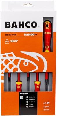 Schroevendraaierset Bahco Bahcofit 5 Onderdelen - thumbnail