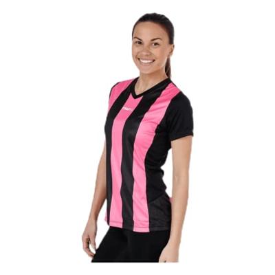 Craft 1905568 Progress Stripe Jersey W - Black/Pop - XL