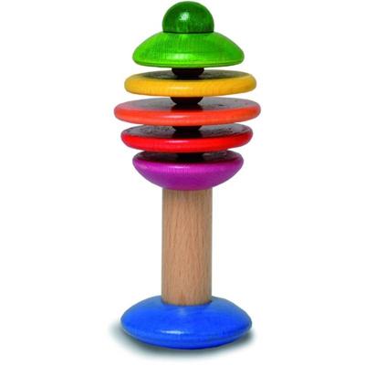 Walter houten rammelboom 15 cm multicolor