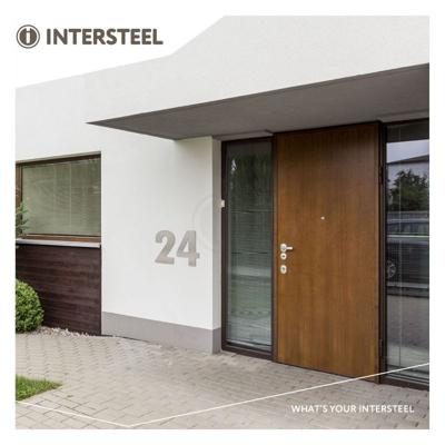 Intersteel Huisnummer 2 XXL hoogte 50 cm rvs geborsteld