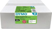 Dymo etiketten LabelWriter ft 101 x 54 mm, wit, 220 etiketten, multipack van 24 rollen - thumbnail