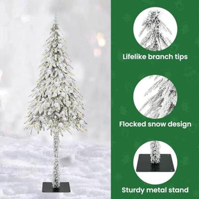 VidaXL Kerstboom met 300 led met standaard wit 210 cm pe en staal VidaXL Kerstboom met 300 led met standaard wit 210 cm pe en staal