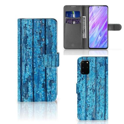 Samsung Galaxy S20 Plus | Book Style Case | Wood Blue