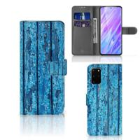 Samsung Galaxy S20 Plus | Book Style Case | Wood Blue - thumbnail