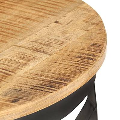 vidaXL Salontafel ?? 68x43 cm ruw mangohout