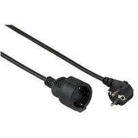 Hama 00047869 Stroom Verlengkabel Zwart 3 m H05VV-F 3G 1,5 mm² Met anti-kniktule - thumbnail