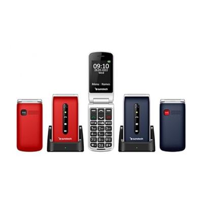 SUNTECH TELÉFONO MOVIL CELT18RD/ ROJO