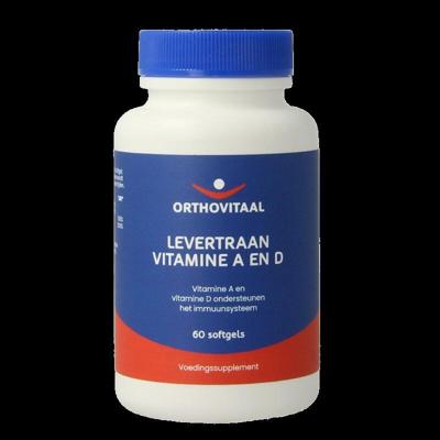 OrthoVitaal Levertraan Vitamine A en D 60 Softgels