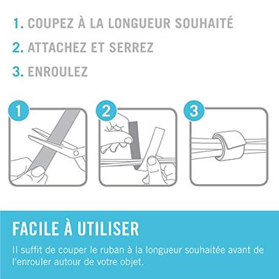 VELCRO® Klittenband Universeel Om te bundelen Haak- en lusdeel (l x b) 15 m x 3 cm Zwart 15 m