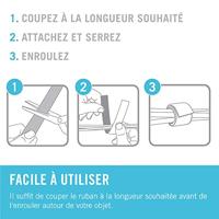 VELCRO® Klittenband Universeel Om te bundelen Haak- en lusdeel (l x b) 15 m x 3 cm Zwart 15 m - thumbnail