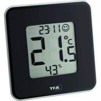 TFA Dostmann Style 30.5021.01 Thermo- en hygrometer Zwart - thumbnail