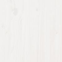 Bedframe extra lang zonder matras grenenhout wit 200x220 cm - thumbnail