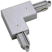 SLV 143062 230V-railsysteemcomponenten Hoekverbinder 1-fasig Zilver-grijs - thumbnail