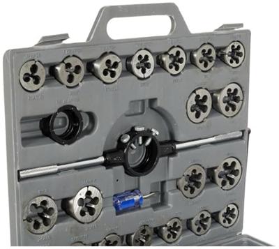 Brüder Mannesmann M53245 Schroefdraadsnijderset 45-delig Metrisch M6, M8, M10, M12, M14, M16, M18, M20, M22, M24