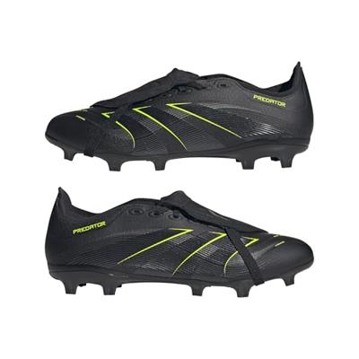 adidas Predator League FT Gras / Kunstgras Voetbalschoenen (MG) Zwart Donkergrijs Neongeel