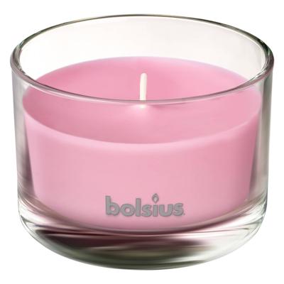 Bolsius true scents magnolia geurkaars in glas 6,3x9 cm 40 branduren Bolsius true scents magnolia geurkaars in glas 6,3x9 cm 40 branduren