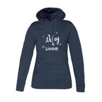 Hoodie voor dames bedrukken - Navy - XL - thumbnail